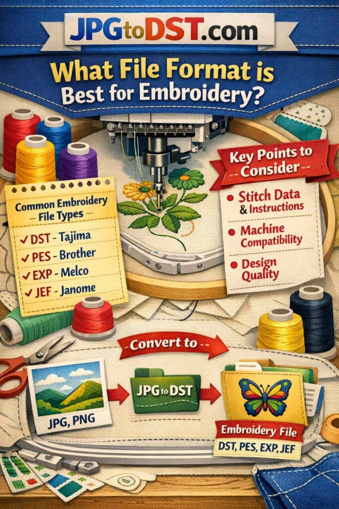 What file format is best for embroidery?
